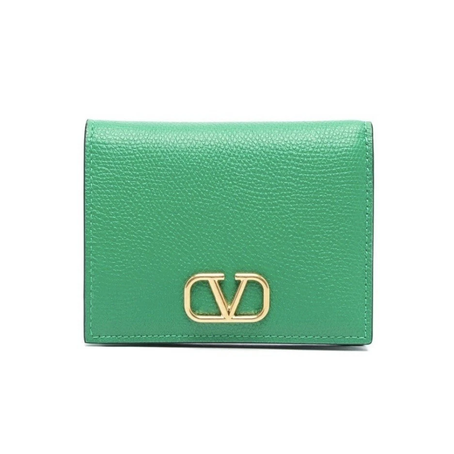 VALENTINO GARAVANI VLOGO textured-leather wallet