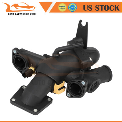 Water Outlet & Thermostat Housing For Jaguar Super V8 4.2L 2006-2009