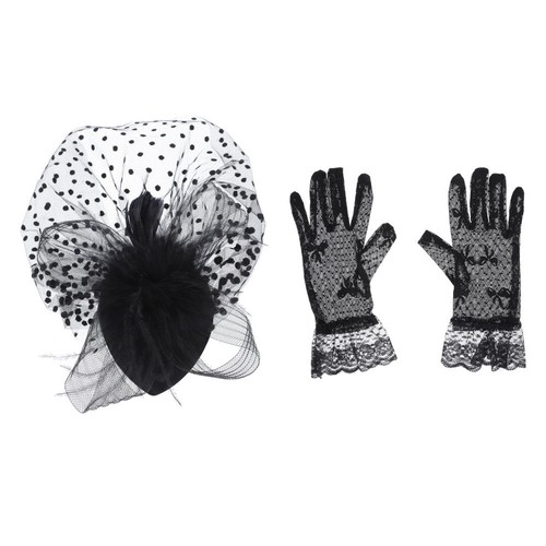 Ensemble De Chapeau Mesh Accessoire officiel Cheveux Féminin La Mariée
