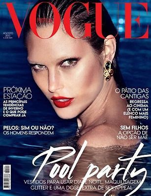 Vogue Magazine Portugal August 2015 Catherine McNeil NEW