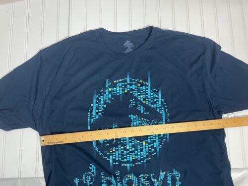 Universal Studios Jurassic World Biosyn Genetics T-Rex Adult T-Shirt 2XL - Picture 9 of 12