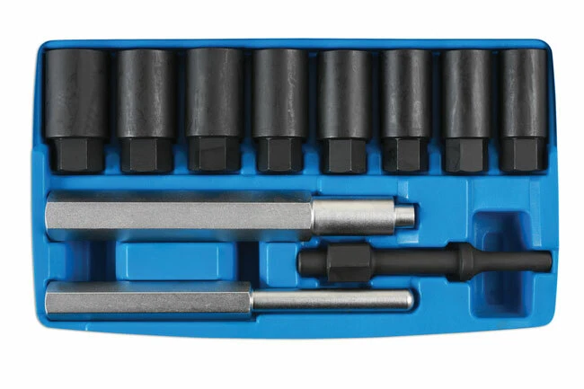 Laser 6972 Wheel Locking Nut Removal & Remover Tool 11 Piece 1/2''D Set - Image 3 of 4