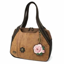 Chala Bowling Bag Rose Handbag Purse Shoulder Bag Tote Color Variations NWT