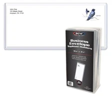 BCW Pack Of 25 Holders Business Envelope#10 Topload Holders 9 3/4 x 4 7/16 CS190