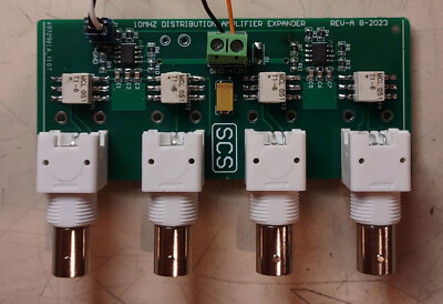 Distribution Amplifier 10MHz Isolated Expander Board w/4 outputs