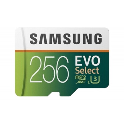 256GB Memory Card Samsung Evo High Speed MicroSD Class 10 for Cell Phones
