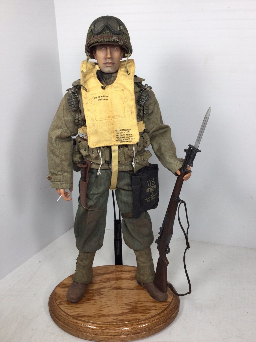 1/6 DRAGON USAAF AIRBORNE GLIDER PILOT GARAND D DAY NORMANDY +