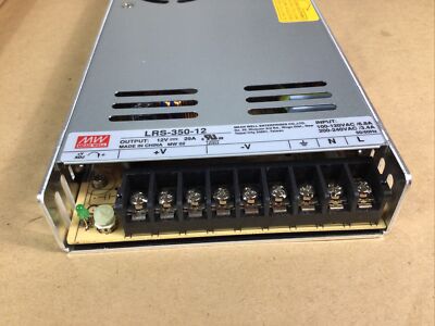 MEAN WELL LRS-350-12 348W 12V 29A Single Output Switchable Power