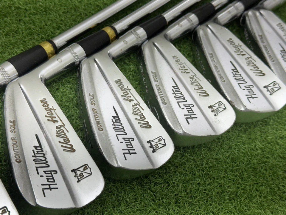Набор айронов 1960 Walter Hagen Haig Ultra Contour Sole 2-7 сталь для правой руки «A» - Изображение 3 из 4