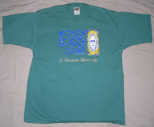 Vtg 90s LE TOURNEAU UNIVERSITY LONGVIEW TEXAS T SHIRT XL 1998 FOTL USA MADE