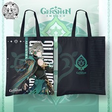 Genshin Impact Alhaitham Anime Canvas Package Bag Packet Cosplay Fashion Gift 2