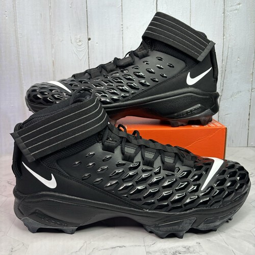 Nike Force Savage Pro 2 Shark Black Mens Sz 15 Line Football Cleats BV5448-001