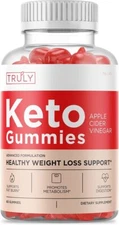 Rillvo Truly Keto ACV Gummies,  Apple Cider Vinegar Capsules  (60...