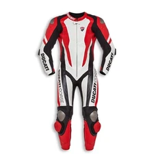 Ducati Corse K1 Motorcycle Motorbike Biker 1 Piece Men Leather Racing Suit