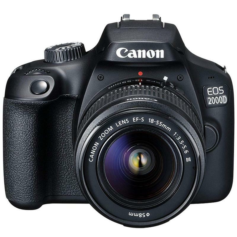 Canon EOS 2000D / Rebel T7 24.1MP CMOS 1080p DSLR Camera +