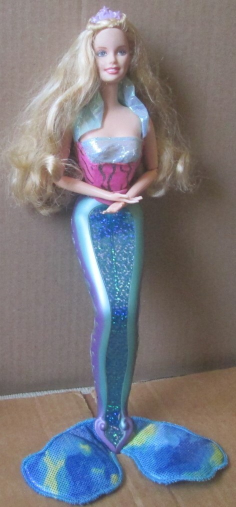 Vintage 2000 Mattel Barbie Blonde Light-up MAGICAL MERMAID