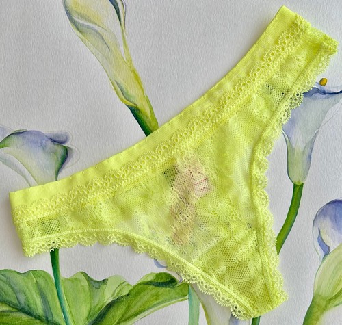 Victoria's Secret LACE Trim COTTON NYLON THONG Panty PANTIES U pick XS S M L NEW - Picture 8 of 24
