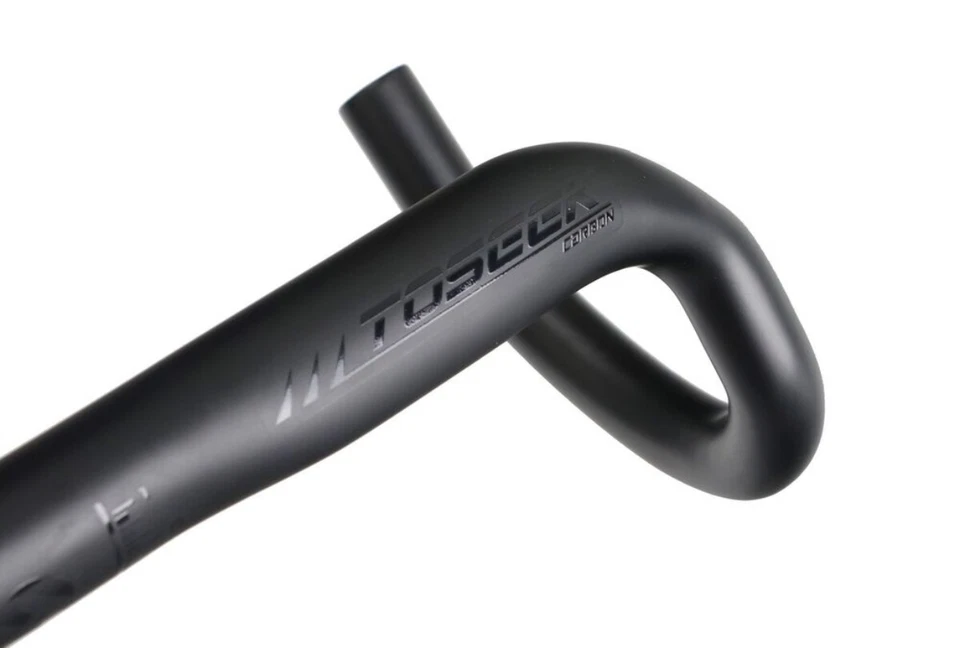 UD Full Carbon Handlebar Road Bike Drop Bar Racing Handlebar 31.8mm Black - Image 3 of 4