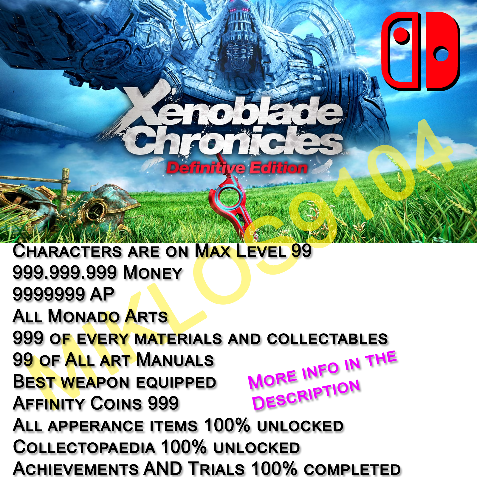 Xenoblade Chronicles: Definitive Edition - Nintendo Switch for sale online  | eBay
