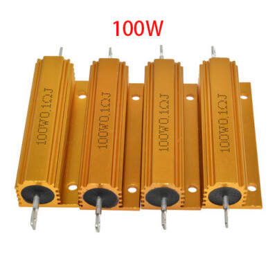 100W Watt Shell Power Aluminum Housed Case Wirewound Resistor New 0.1 -1000Ω Ohm