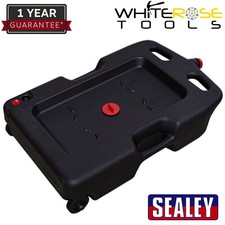 Sealey Oil/Fluid Drain & Recycling Container 54L - Wheeled Store Flat Upright