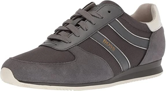 Hugo Boss Men s Orlando Low Profile Sneaker Shoe Gray Size 13