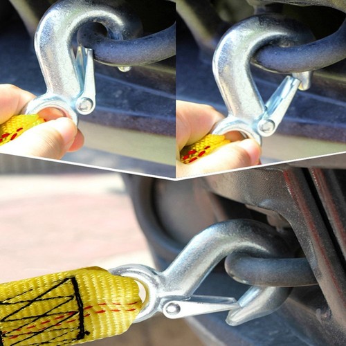 Heavy Duty Tow Boat Trailer Winch Strap with Snap Hook 2" x 20' 10,000 lbs Rope - Picture 2 of 14