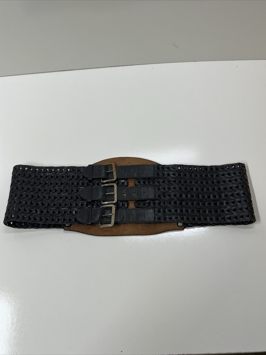 【HI FI FNK】Vintage Belt Vintage Leather Kindey Belt Harley Davidson Knucklehead