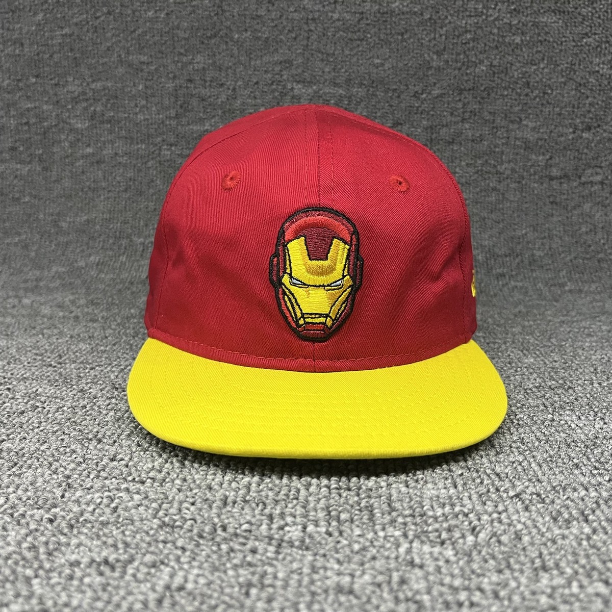 New Era Marvel Iron Man Infant 9FIFTY Snapback Hat Red Yellow Hero Kids