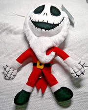 Jack Skellington Santa Disney Mini Plush Nightmare Before Christmas w Tag NOS