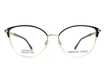 Draper James Brillenfassung DJ5028 414 INDIGO Poliert Blau Gold 56-16-145