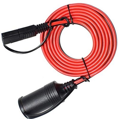 SAE to 12V Female Cigarette Lighter Socket Adapter Cable, with SAE 2 Pin  Quick