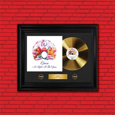 Gold Plated LP Vinyl -  Queen - Memorabilia Gift | PGR