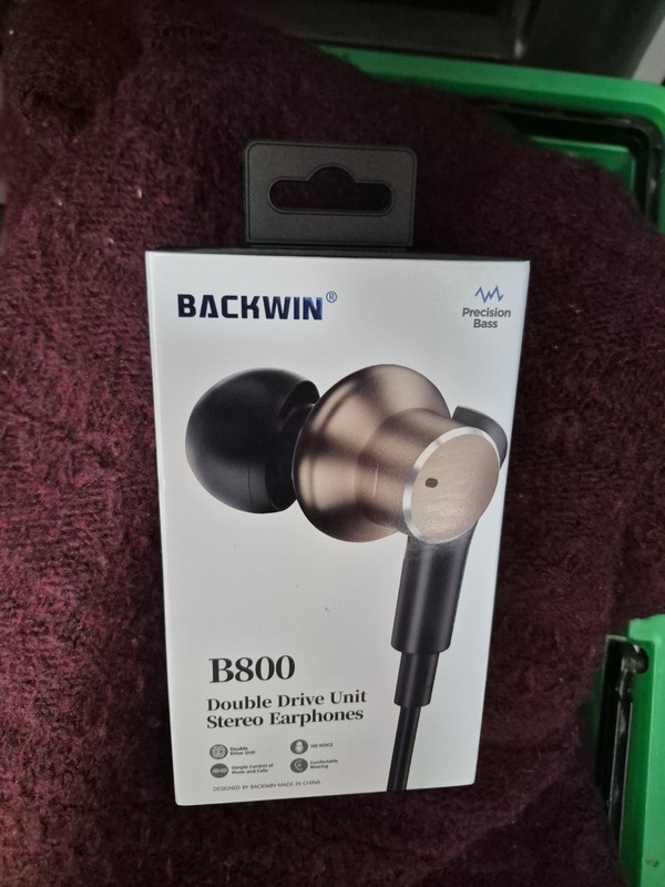 Backwin B800 Double Drive Stereo Headphones