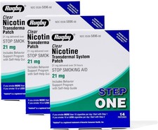 Rugby 21mg Nicotine Transdermal System Patch - 14 Count 6/27 Exp NEW