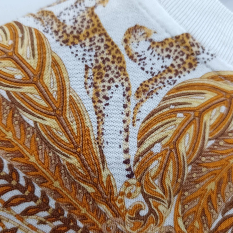 Camiseta A Vintage Authenticated S. Ferragamo Estampado Botánico Talla Única - Preciosa Foto 4 de 4