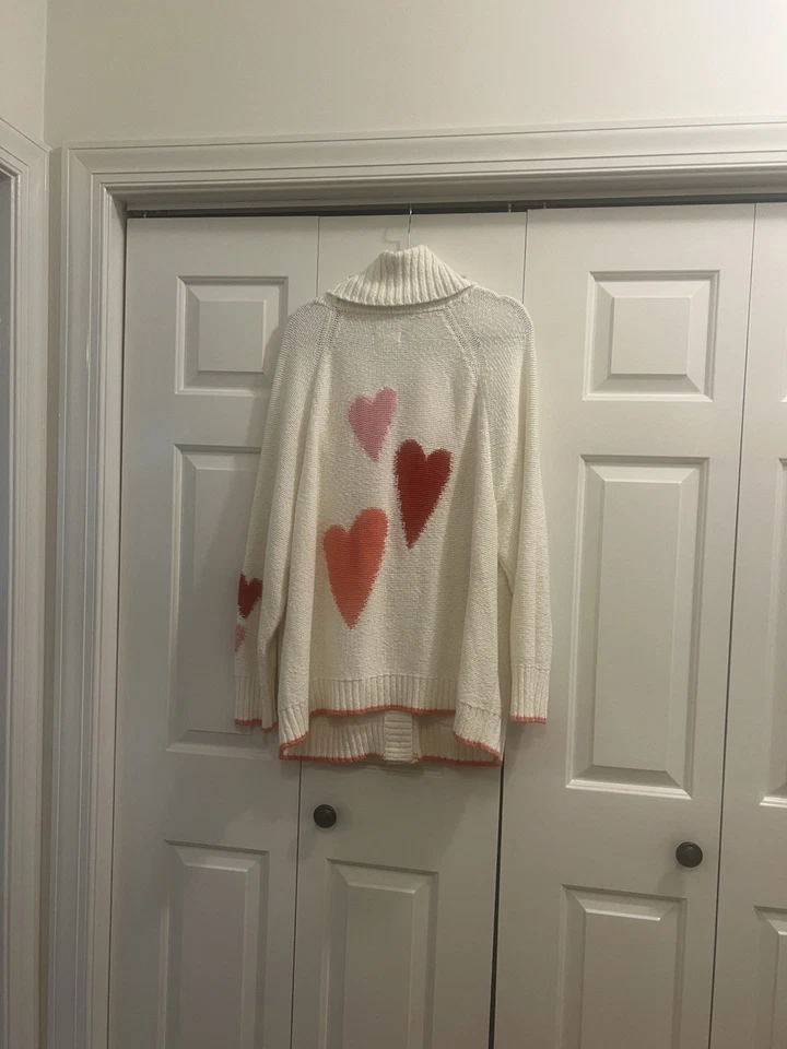 Suéter Cárdigan Anthropologie Maeve Corazón S Foto 4 de 4