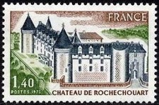 France Yvert Num 1809 ** Château   1974