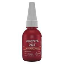 Loctite 1330583 Primerless Threadlocker, Loctite 263, Red, High Strength,