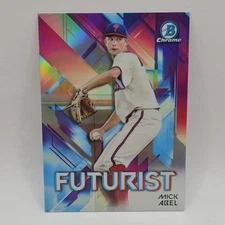 2021 Bowman Chrome Mick Abel REFRACTOR FUTURIST #FUT-MA Philadelphia Phillies
