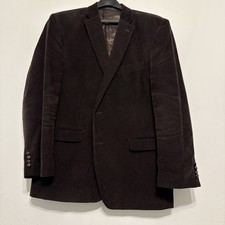 Vintage Lauren Ralph Lauren Blazer Mens 44R Brown Corduroy Sport Coat 
