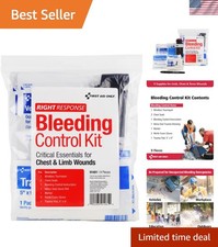 Essential First Aid Bleeding Control Kit: Tourniquet Trauma Care in One Bag