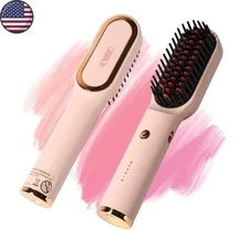 KIPOZI 3-in-1 Hair Dryer Brush Negative Ion Hot Air Styler Volumizer Straightene