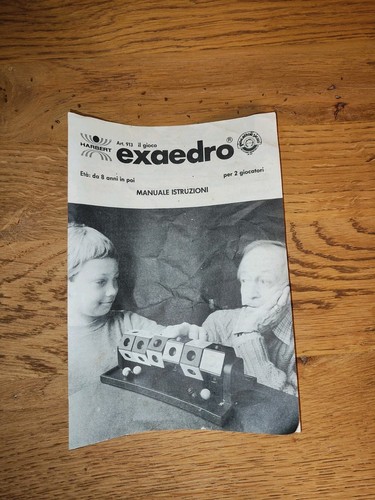 EXAEDRO gioco Scatola 1984 Harbert italy Art. 913 Rarissimo - Foto 6 di 12