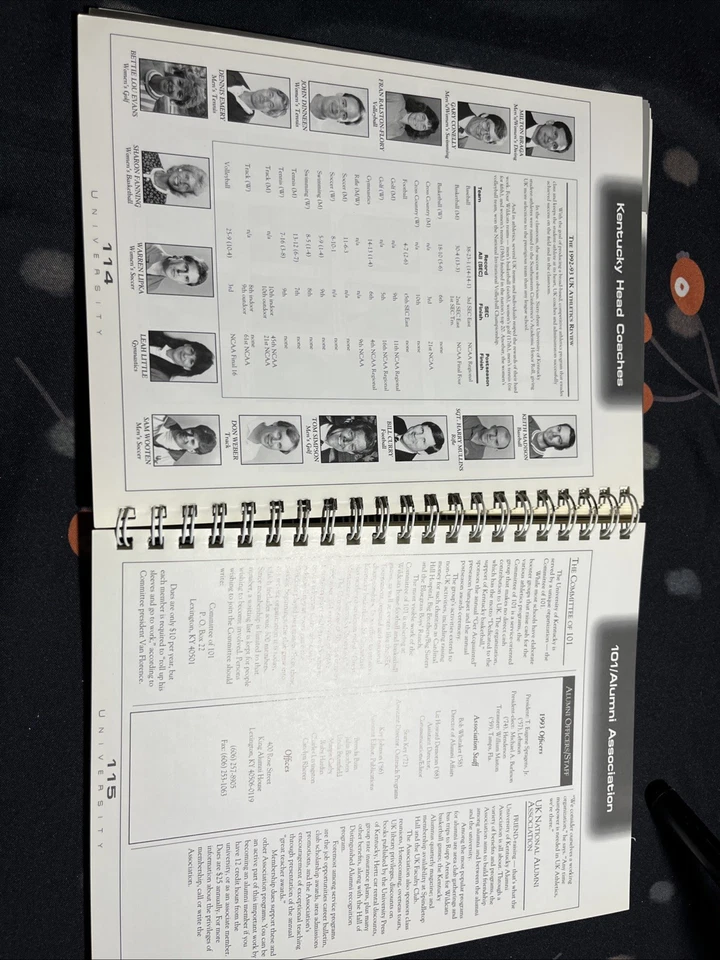 KENTUCKY WILDCATS 1993-94 BASKETBALL MEDIA GUIDE PLAYERS VTG RARE - Image 4 of 4