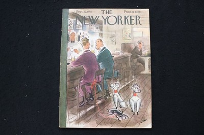 1951 SEPTEMBER 22 NEW YORKER MAGAZINE - GREAT ILLUSTRATED COVER - NY 2416