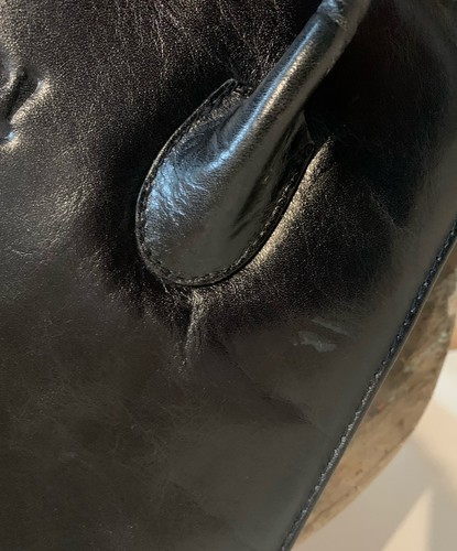 JOOP! Vintage Black Leather Women's Shoulder Bag - Picture 9 of 12