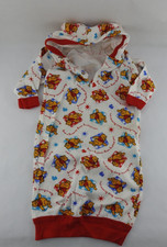 Vintage Winnie The Pooh Newborn Gown Sleeper with Hood NB Disney Baby Cotton