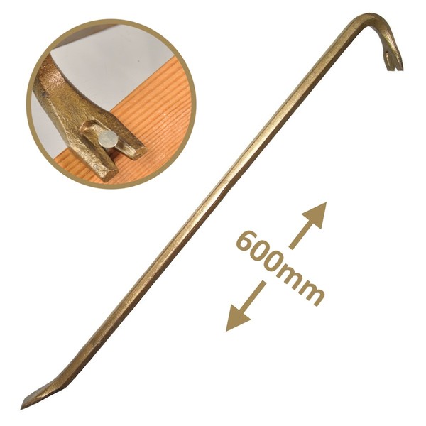 Brecheisen Nageleisen Brechstange 60Cm LäNge Kuhfuß Nagelzieher Nagelklaue-image