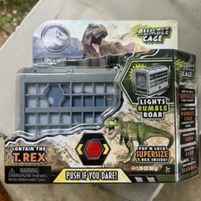 Jurassic World Captivz Epic Battle - Rumble Cage With Dinosaur - New In package